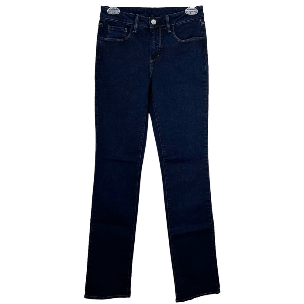 NWOT L’Agence Mid Rise Slim Straight Leg Jeans in Dark Wash Women’s Sz 26 - Picture 1 of 5